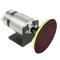 Mini Electric DIY Polishing Machine Bench Table Grinder Polisher Polisher Machine Sanding Machine with Mini Sanding Pad Backer 1