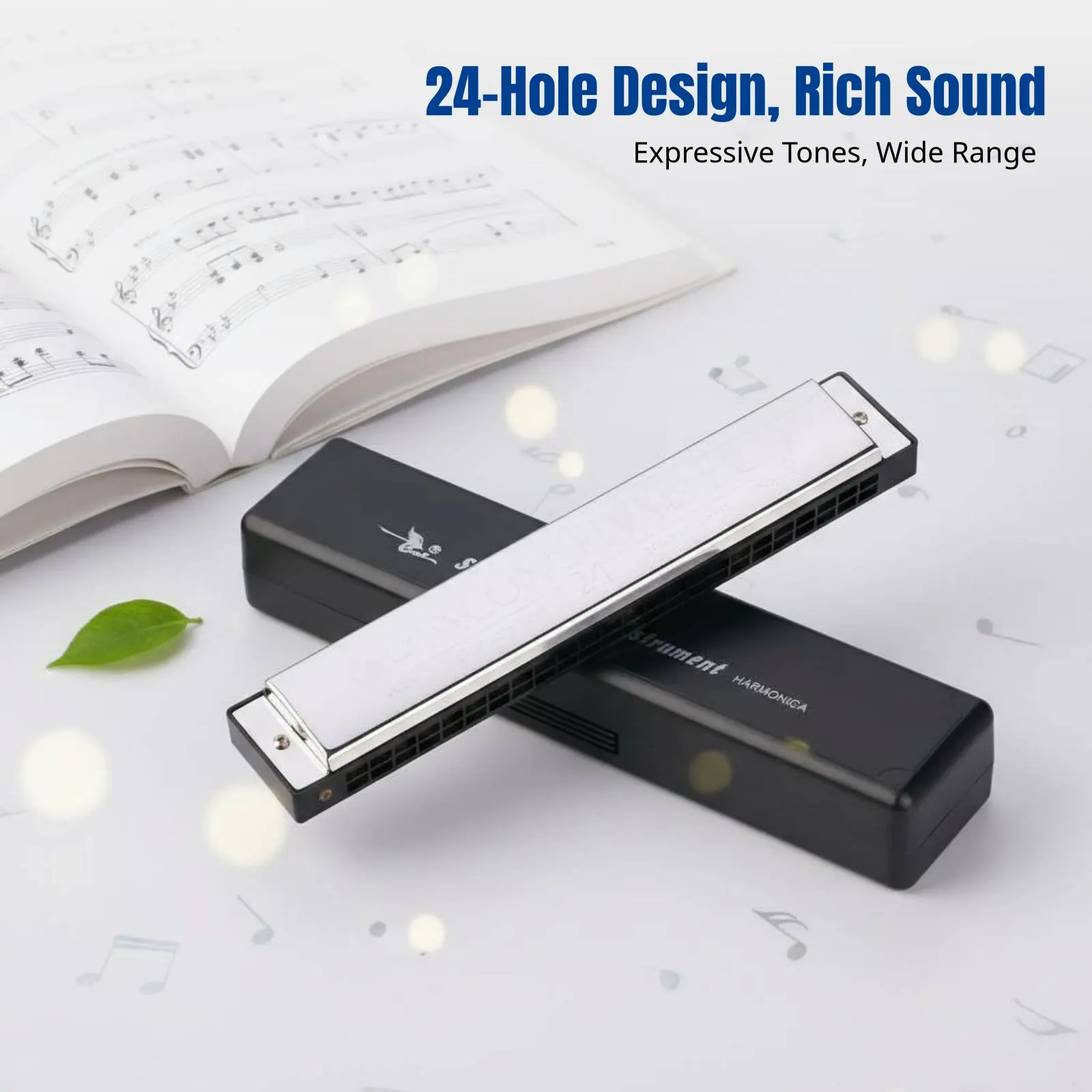 트레몰로 하모니카, 24홀, 멀티키, 레진 콤, 연주용, 초보자용