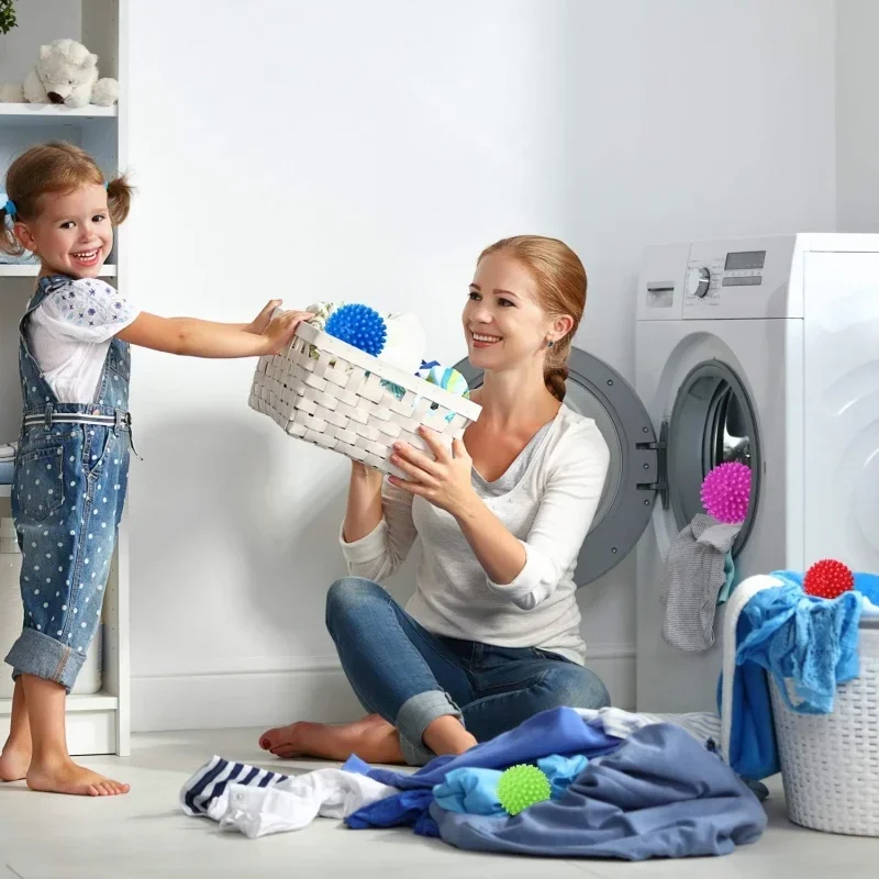 Laundry ball 2PC PVC dryer ball reusable laundry ball washing machine drying fabric softener for home clothe cleaning tool accessrices