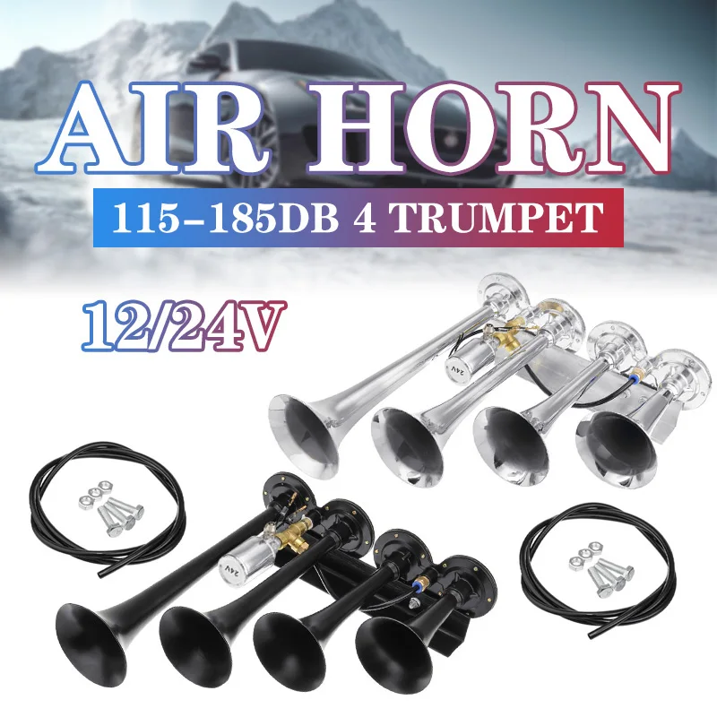 Multi-tone-Air-Horn-12-24V-for-Car-Vehicle-Truck-Train-Boat-motorcycle ...