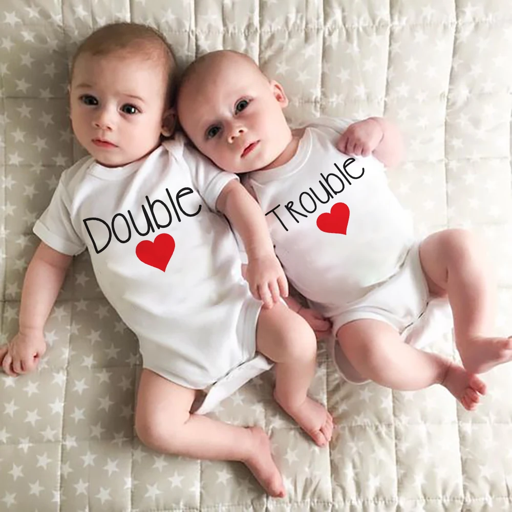 Bodysuits Onepieces Baby Sister Brother Twin Babies Clothes Baby