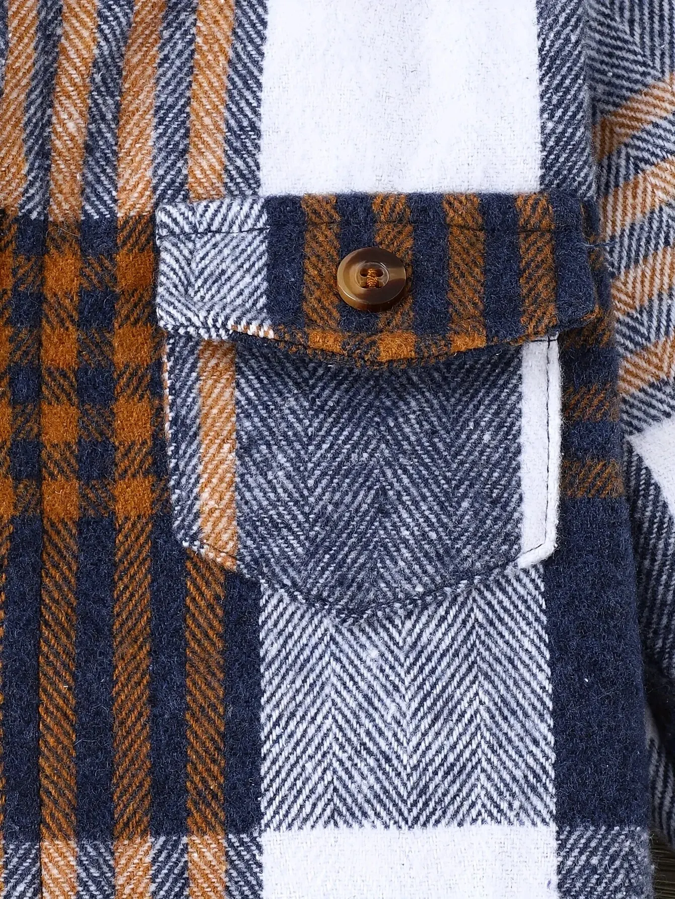 Plaid Jacket Autumn and Winter English Style Baby Boy Outdoor Casual