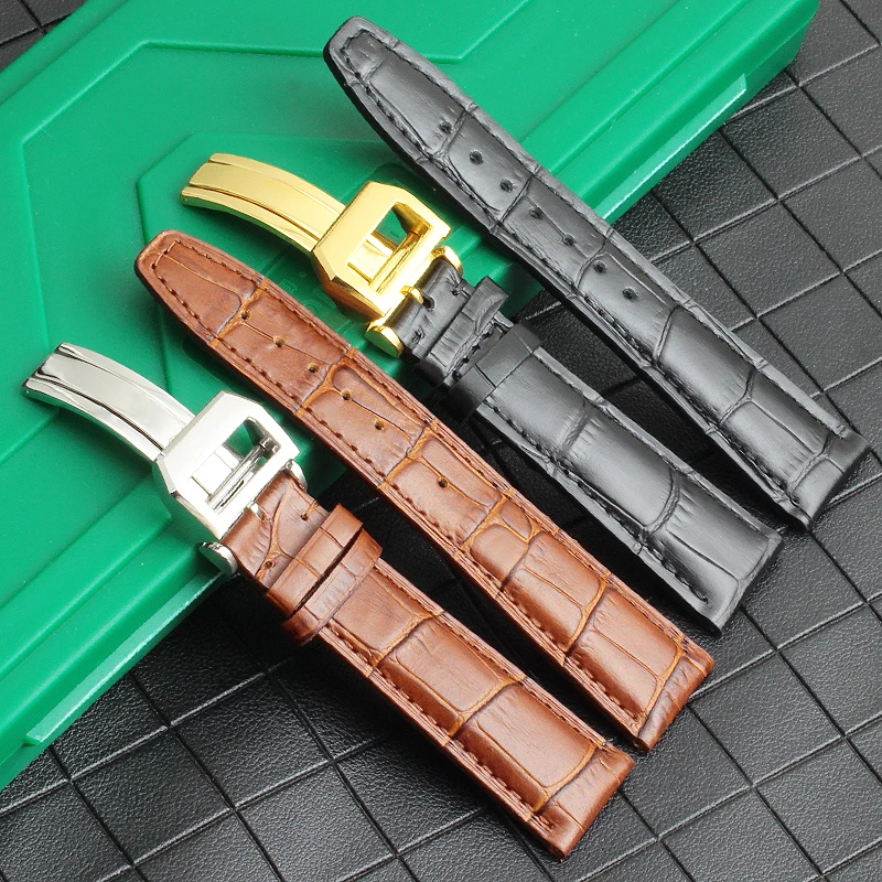 

High Quality Genuine Leather Watchband 20mm 21mm 22mm For Portugieser Pilot's Watches Portofino For IWC Watch Strap Band