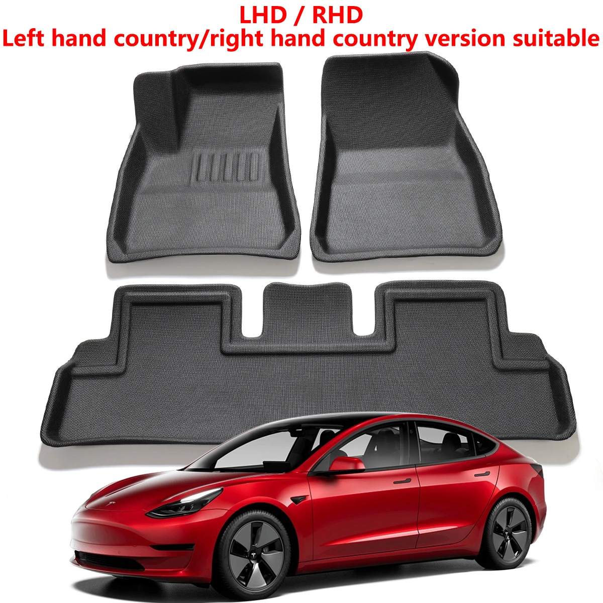 For Tesla Model 3 2017-2022 Car Waterproof Floor Mat Xpe Auto Accessories Fully Surrounded Special Foot Pad Model3 - Floor Mats - AliExpress