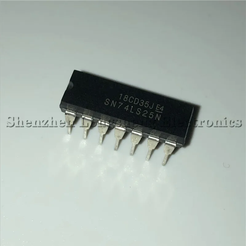 

10PCS/LOT NEW SN74LS25N 74LS25 DIP-14 Decoder Multiple Demultiplexer In Stock