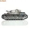 Outdoor Toys Toucan 2.4G Heng Long 1/16 Snow 7.0 Upgraded Panzer IV F RTR Remote Control RC Tank 3858 Metal Tracks TH17390 1