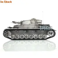 Outdoor Toys Toucan 2.4G Heng Long 1/16 Snow 7.0 Upgraded Panzer IV F RTR Remote Control RC Tank 3858 Metal Tracks TH17390 1