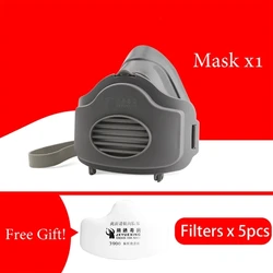 Enhanced Dust - Proof Half Face Mask for Safety and Comfort in DIY and Construction Tasks (Mask Set)