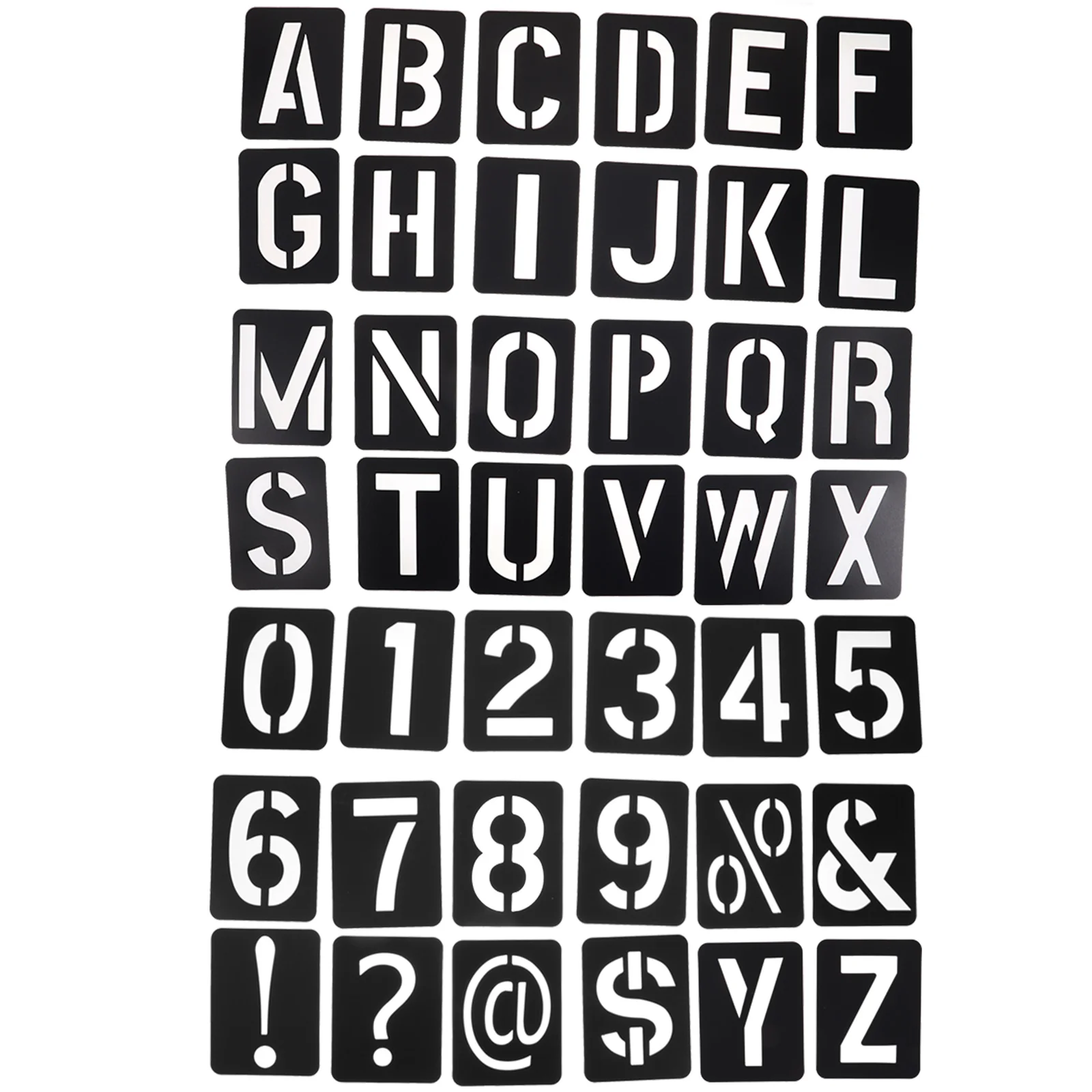 

Letter Stencils Alphabet Large Letters Template Ruler for Crafts Furniture Painting