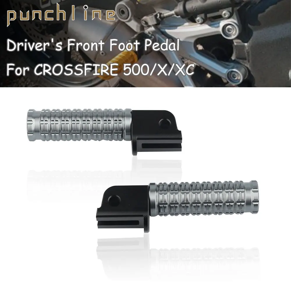 

Fit CROSSFIRE 500 Driver's Front Foot Pedal For BRIXTON CROSSFIRE 500X 500XC 2021-2023 Knight Foot Pegs