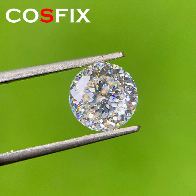 Top Belgium Cut Moissanite Stone D Color 0.1ct-50ct Gemstones Lab Grown Diamond Bird Nest Cut Moissanite Loose Stone
