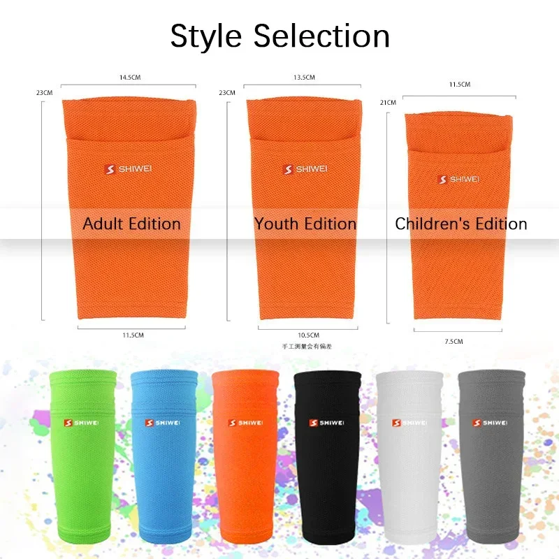 Soccer Shin Guard Pad Sports Knee Pads Calf Sleeve Sock Leg Support Anti-Sprain Football Compression Shin Pads for Adult Kids soccer shin guards shin guard pads