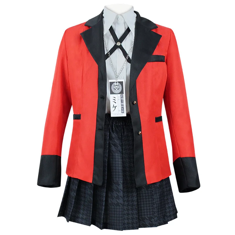 

Japanese Crazy Gambling Abyss Jabami Yumeko Saotome Meari School Girls Uniform Cosplay Costume Carnival Adult Girl