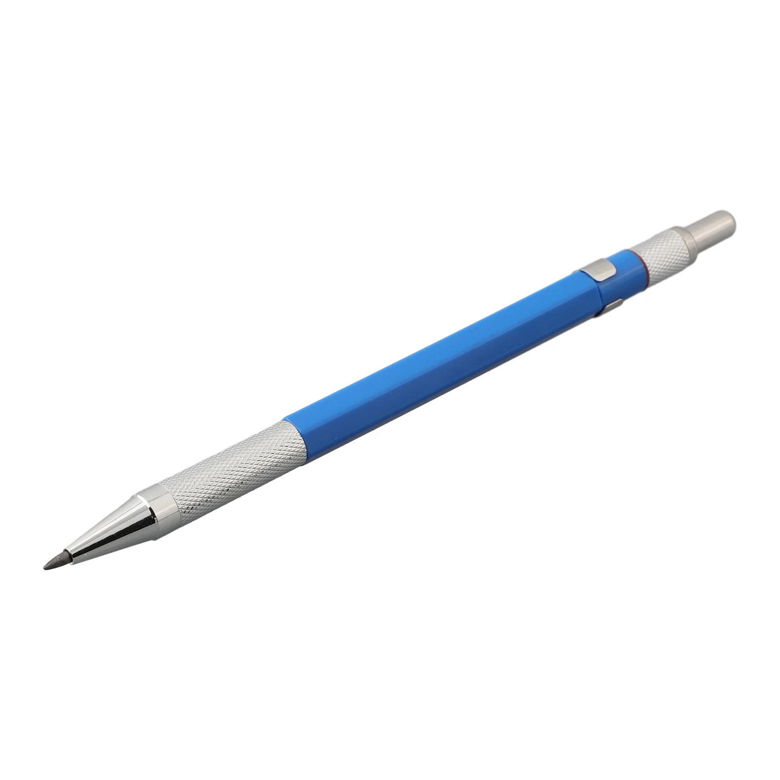 

Silver Streak Welders Pencil With 12 Pcs Round Silver Refills Metal Marker High Quality Mechanical Pencil 12 * Refills Kit