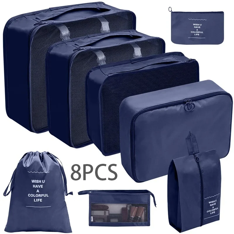 Navy Blue 8PCS