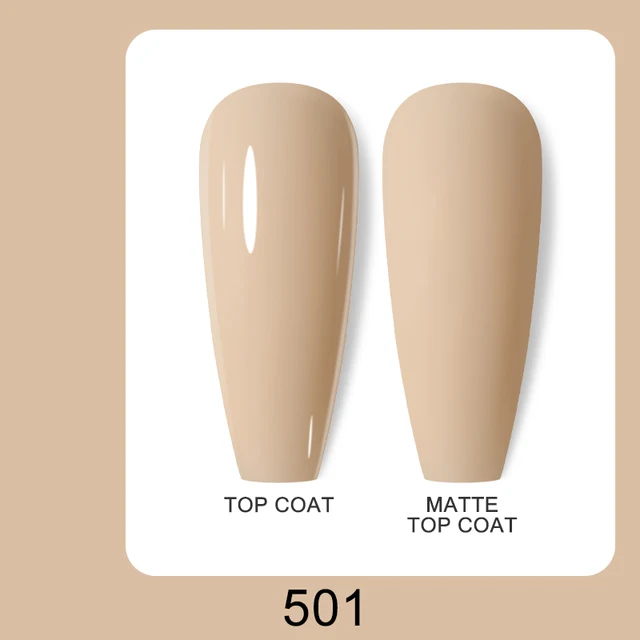 Arte Clavo 15ml Brown Coffee Color UV Gel For Nail Gel Nail Polish Varnish Hybrid Glitter Decoration Base Top Coat Set 501