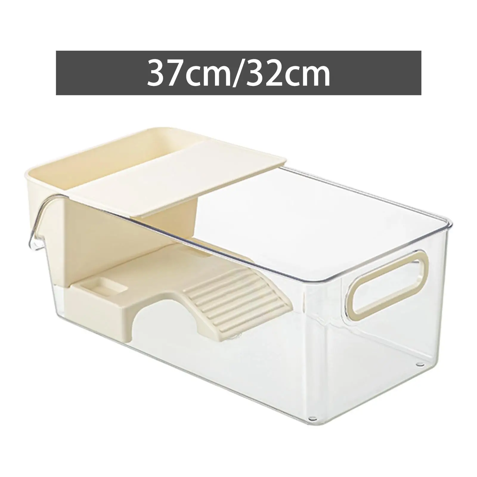 PETG 거북이 테라리움(화분 포함) 휴대용 오픈탑 탱크 소형 파충류용 액세서리