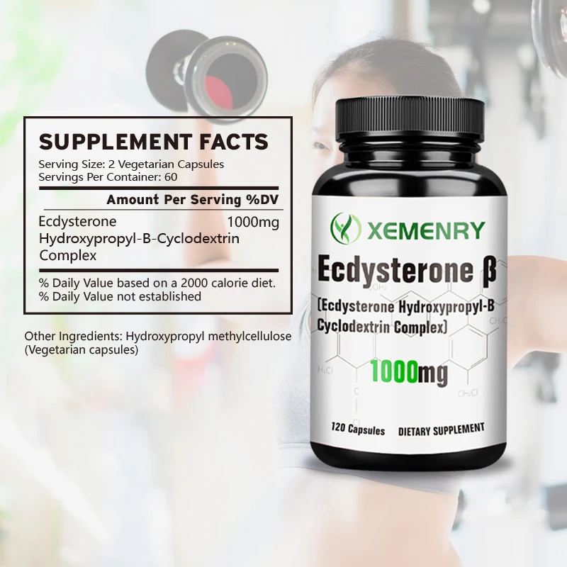 Ecdysterone Natural Anabolic Agent Increases Muscle Mass Athletic Performance and Strength muscle supplement