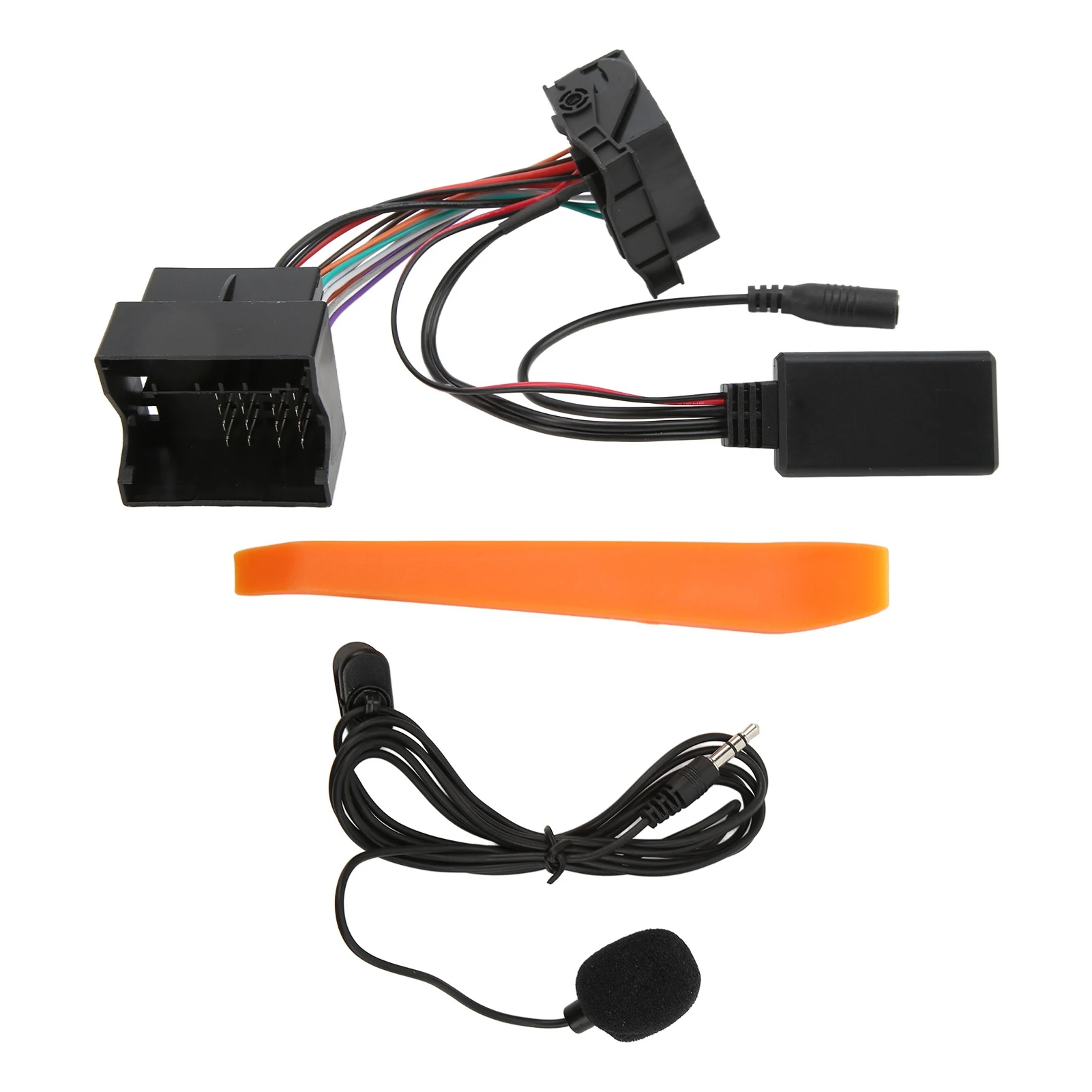 Bluetooth5.0 AUX IN Adapter 12‑Pin Handsfree Microphone Replacement for CD30 Mp3 CDC40 CD70 DVD90 Bluetooth AUX IN Cable