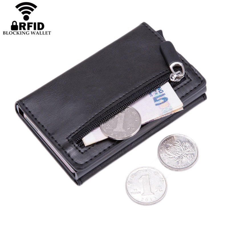 

Мужской смарт-кошелек с RFID-блокировкой и отделением для монет