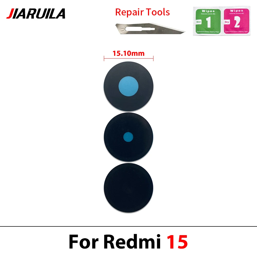NEUE Zurück Hinten Kamera Glas Objektiv Mit Kleber Kleber Für Xiaomi Redmi 15 15C Hinweis 14 15 Pro Plus 4G 5G – Detail 5