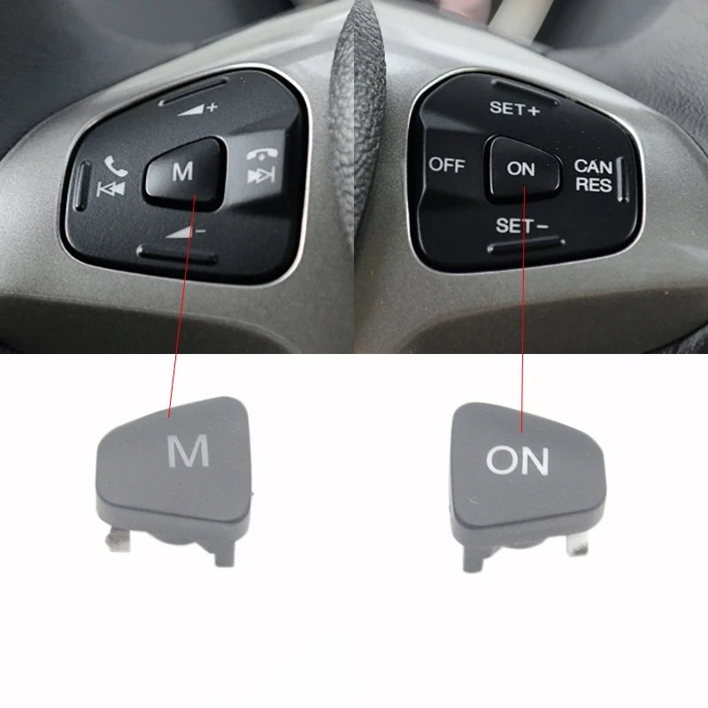 Car Audio Volume Steering Wheel Buttons Cruise Control Switch M On Button For Ford Escort Fiesta