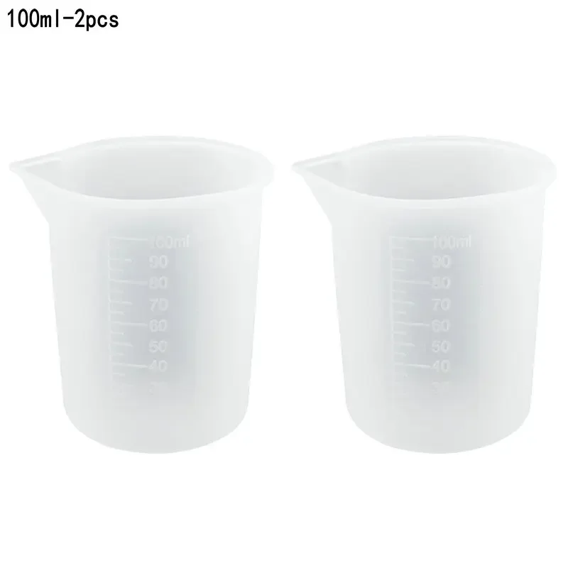 Versatile Resin Mixing Set: Non-Stick Silicone Mat, Measuring Cups, Stirring Rods, and Spoons
