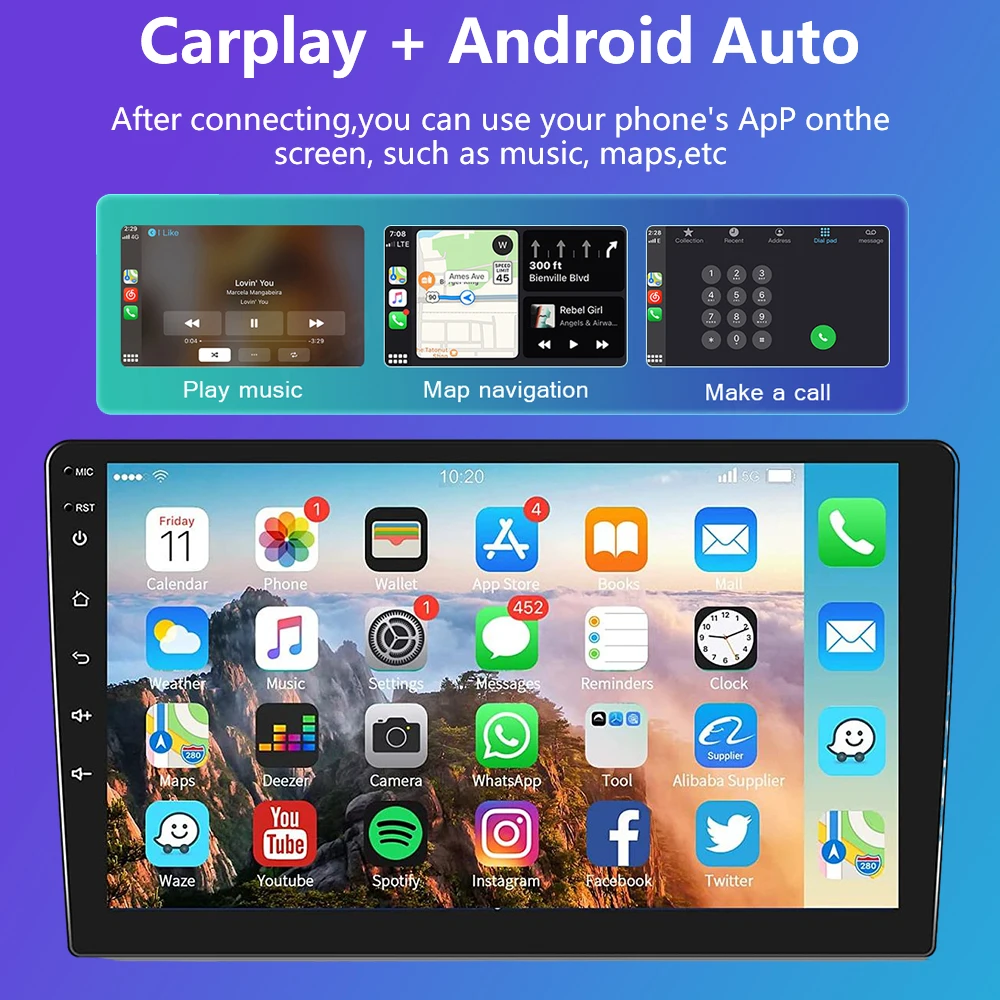 2Din Android13 for Toyota RAV4 Rav 4 2001 2002 2003-2006 Car Radio Multimedia Player GPS Navigation Carplay Stereo autoradio DSP