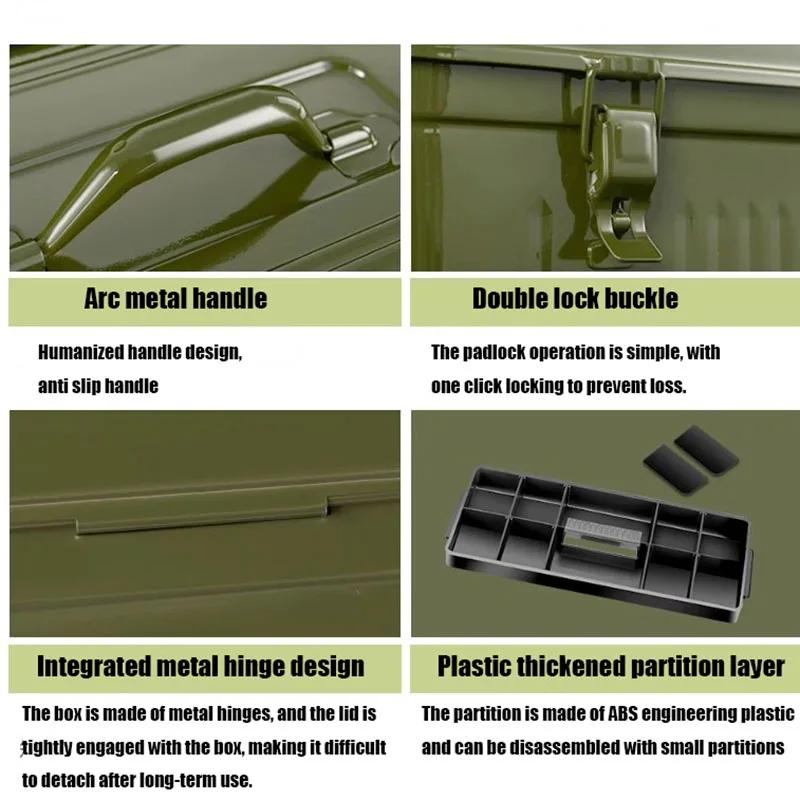 モーティブ TOOL BOX F.T.W SSUREALVISUALS 小物入れ TOYO Trunk Shape Toolbox T-360 MG (Moss green) | 東洋