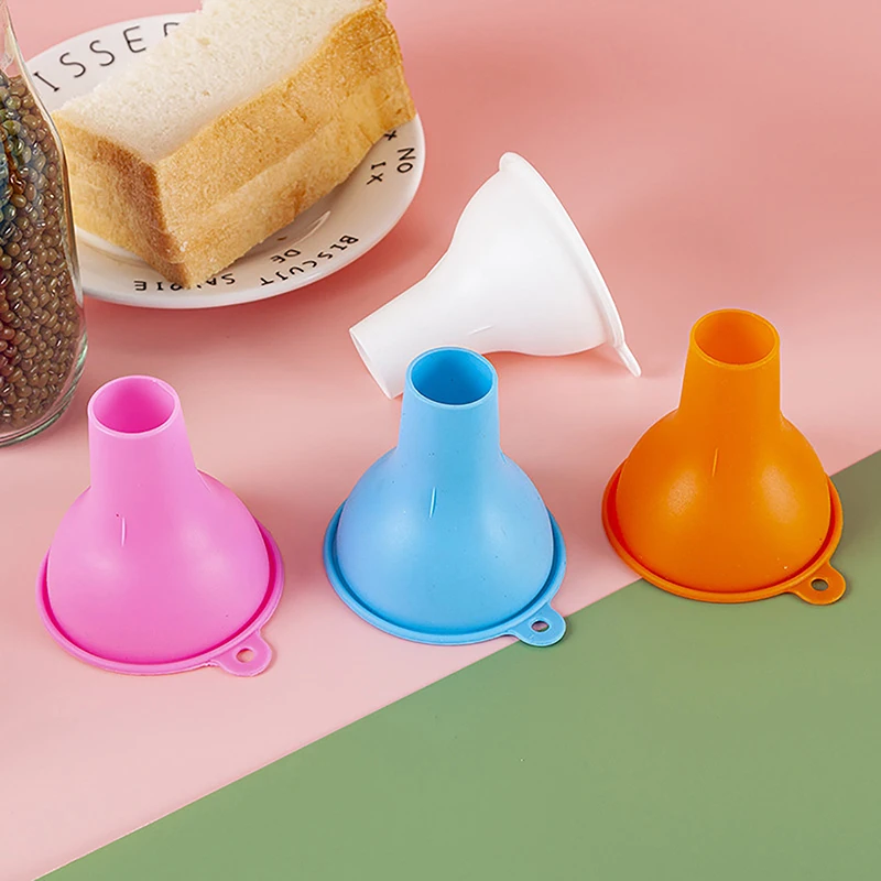 Household Large Diameter Silicone Wide Mouth Funnel Subpackage Oil Milk Powder Beans Kitchen Tool