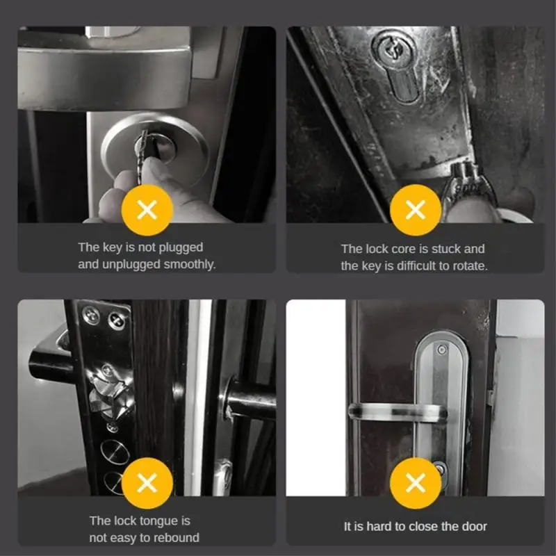 1-6pcs Graphite Lubricating Powder Safe Locksmith Tools Padlock Lubrication Moisture-proof Lock Cylinder Lubricant graphite powder lubricant carabiner belt clip locksmith tools