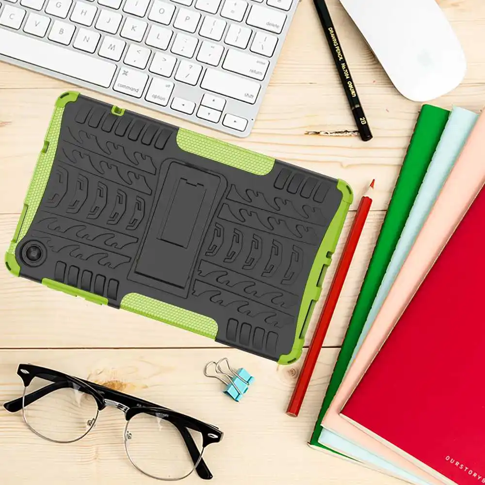 For Lenovo Tab M8 4th Gen TB300FU/XU 8.0" Armor case TPU+PC Stand Cover coque for Lenovo M8 4th Generation ZABW0031JP ZABX0030JP_voghion.com