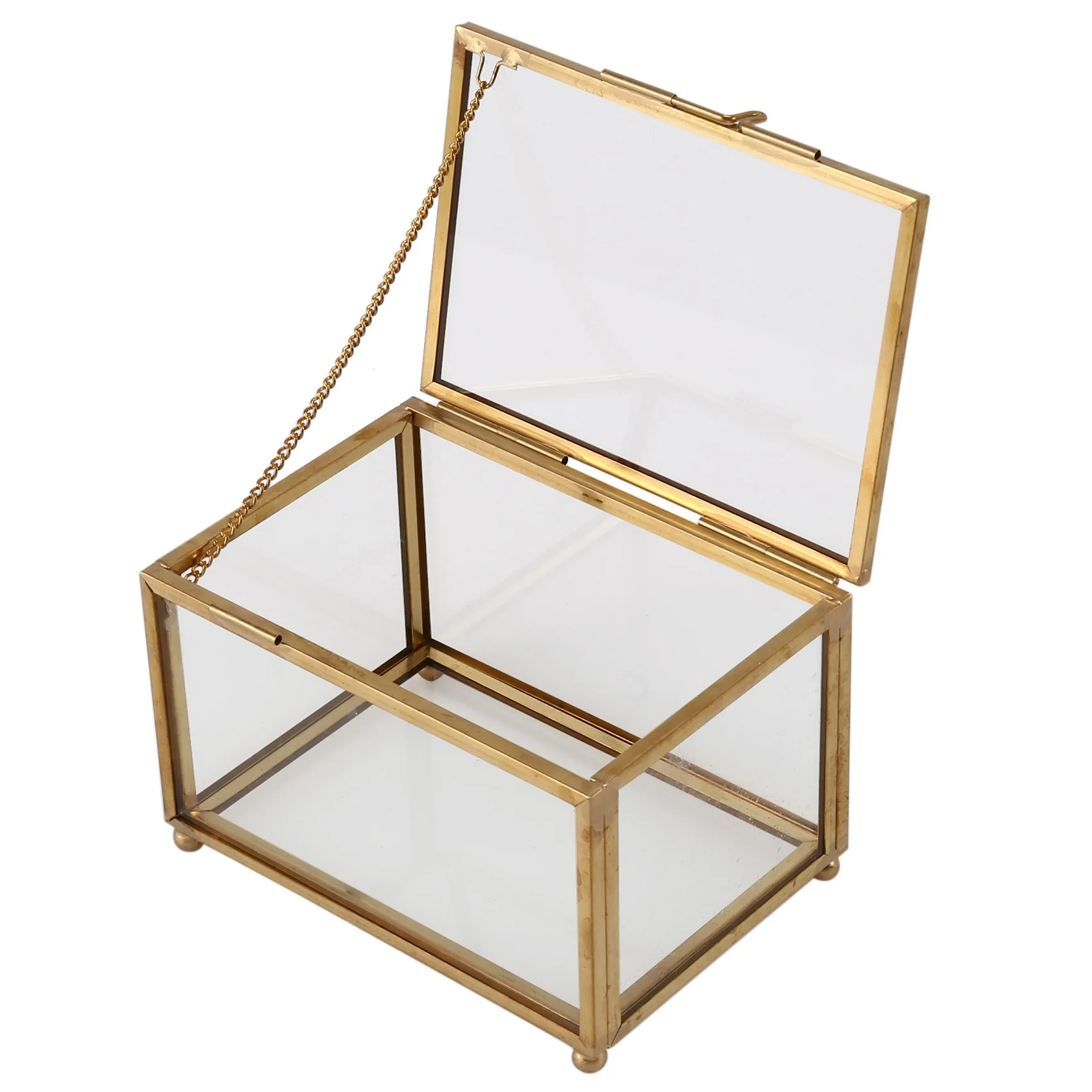 

Geometric Glass Style Jewelry Box Table Container For Displaying Jewelry Keepsakes Plants Container Ewelry Storage