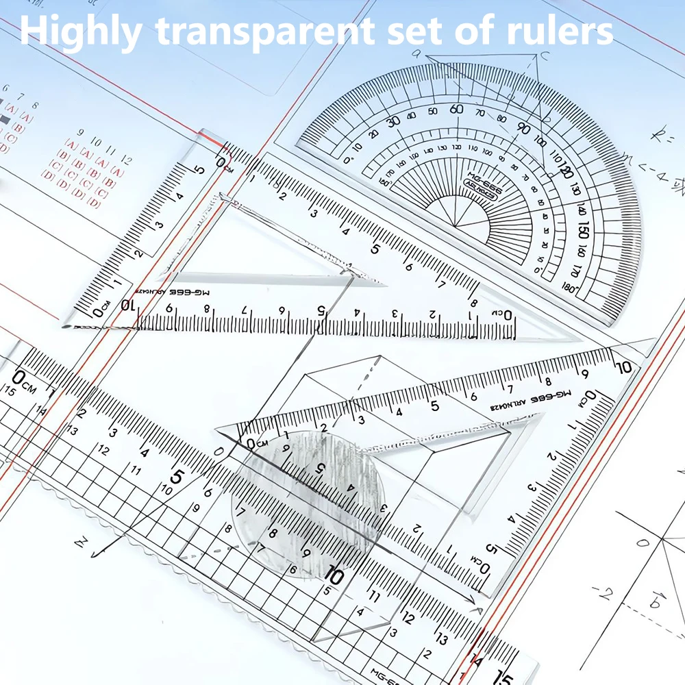 MG 11pcs Exam Set - Gel Pen Pencil Ruler Eraser for Students