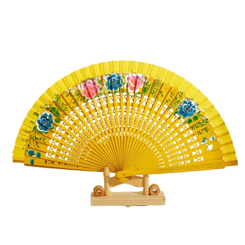 Folding Fan Wood Spanish For Dancing