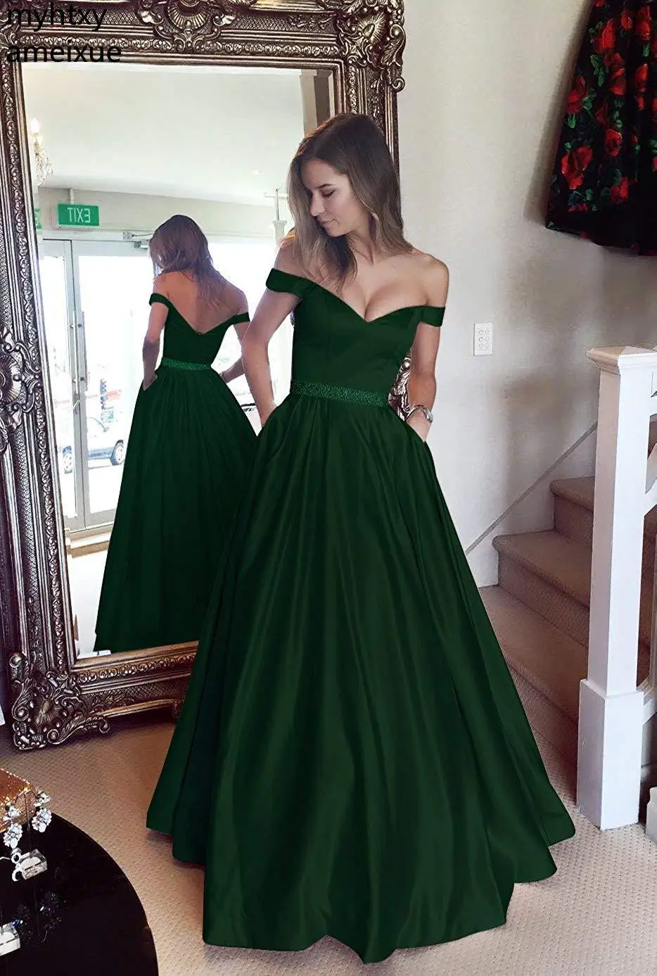 

Elegant Satin Sweethear Shoulder 2023 Evening Dress Floor Length Custom Made Plus Size Evening Gown Dresses For Women