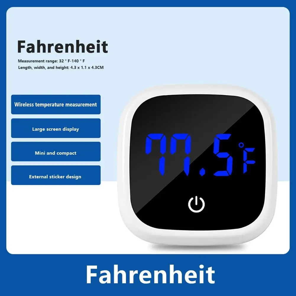 

Электронный термометр для аквариума, Многофункциональный водонепроницаемый Высокоточный термометр для аквариума, измеритель температуры