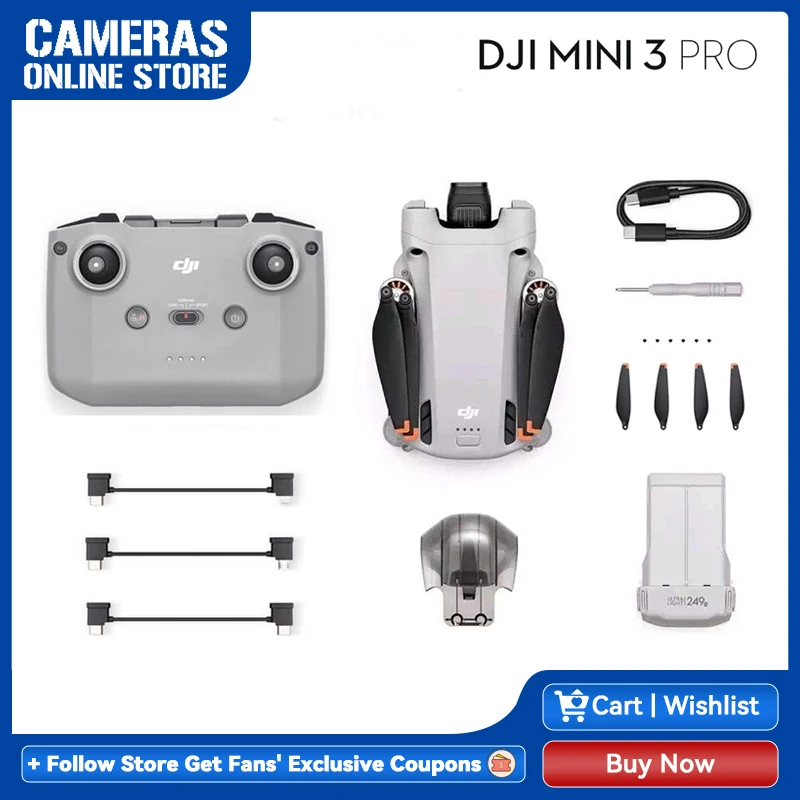 Dji mini 3 pro mini 3 pro dji rc drone 34 min max flight time 249 jpg