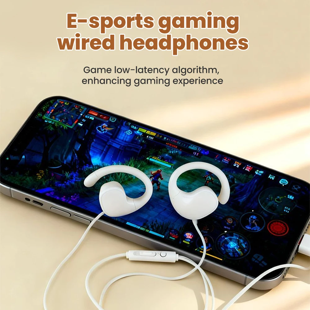 Enhanced Over-Ear Wired Headphones with HiFi Surround Sound