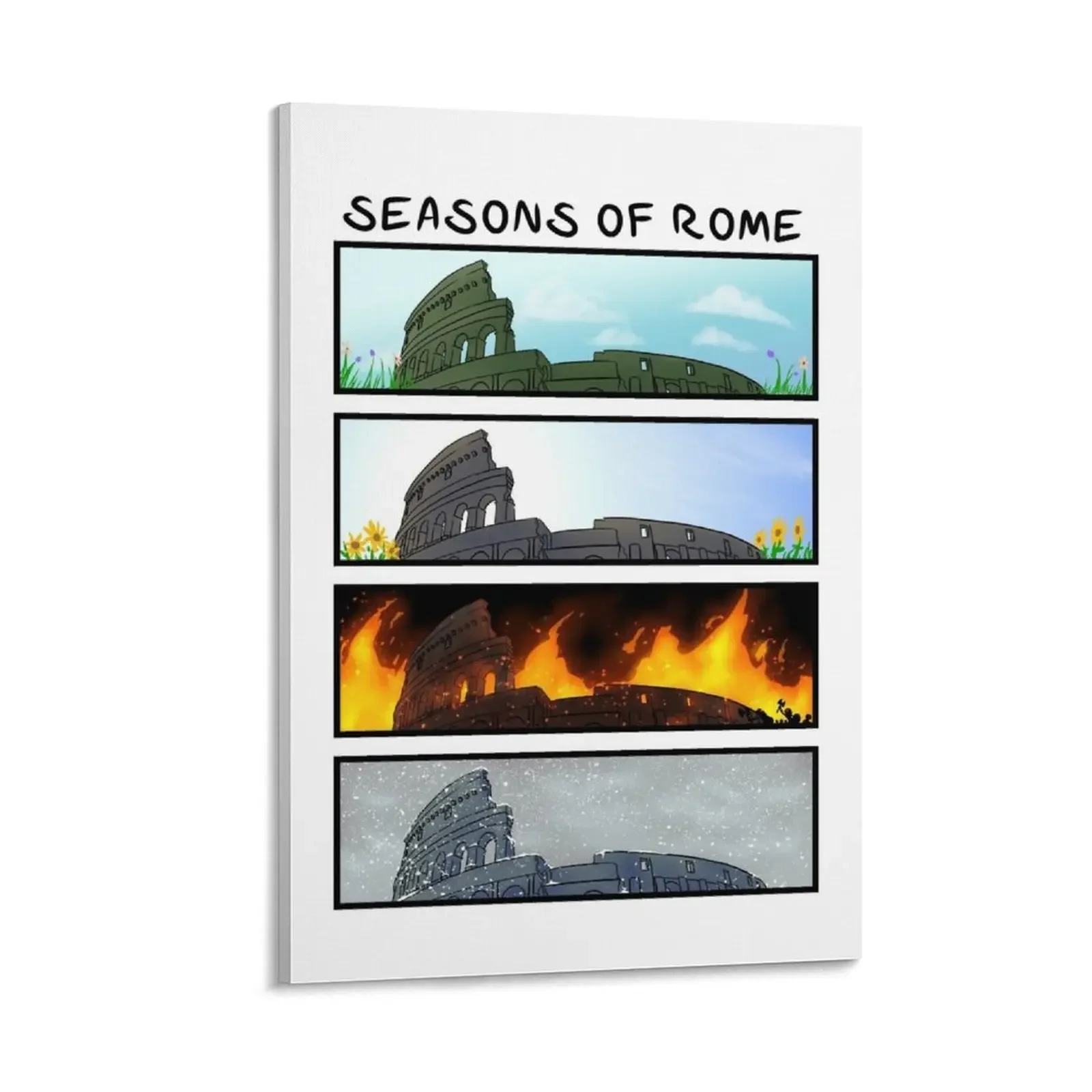 

Seasons of Rome Canvas Painting house decorations decorative frames wall room japanese room decor anime