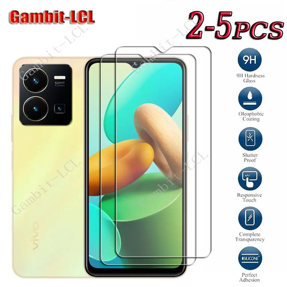 Vivo Y35 4G 6.58 VivoY354G 2022 VivoY35 Y 35 화면 보호 보호 커버 필름 용 9H 기존 강화 유리