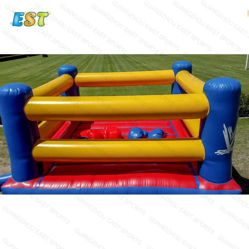 New kids game arena inflatable battle zone boxing ring outdoor wrestling game for sale