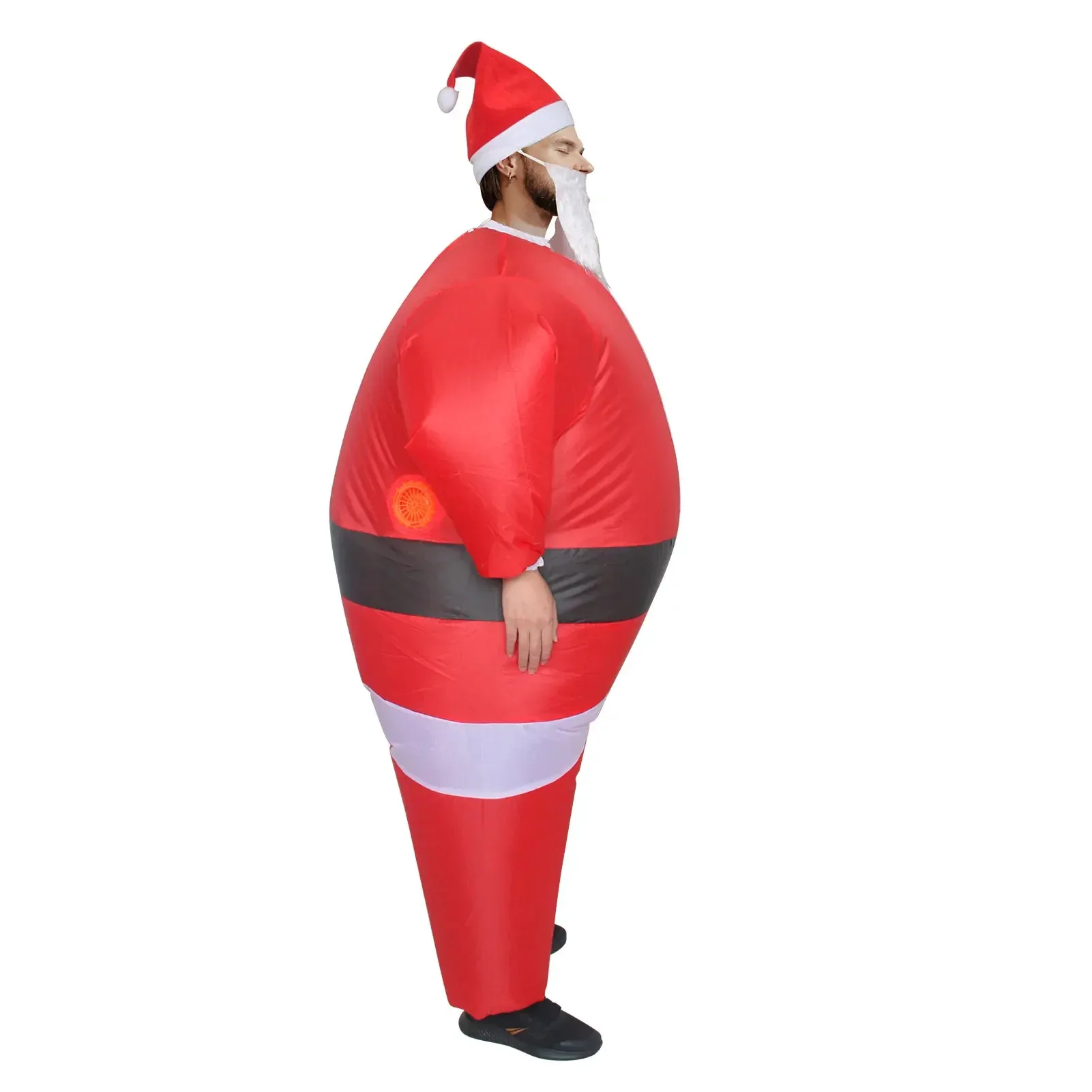 Déguisement Gonflable Père Noël Adulte – Classique – photo 2