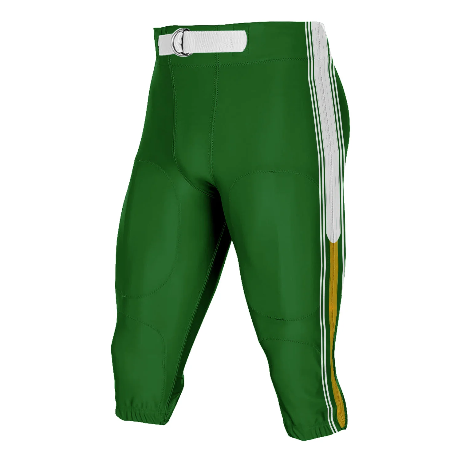 Custom Gradient Football Pants with Belt for Men Youth Running Cropped Pants Add Name Number Logo Multiple Colors