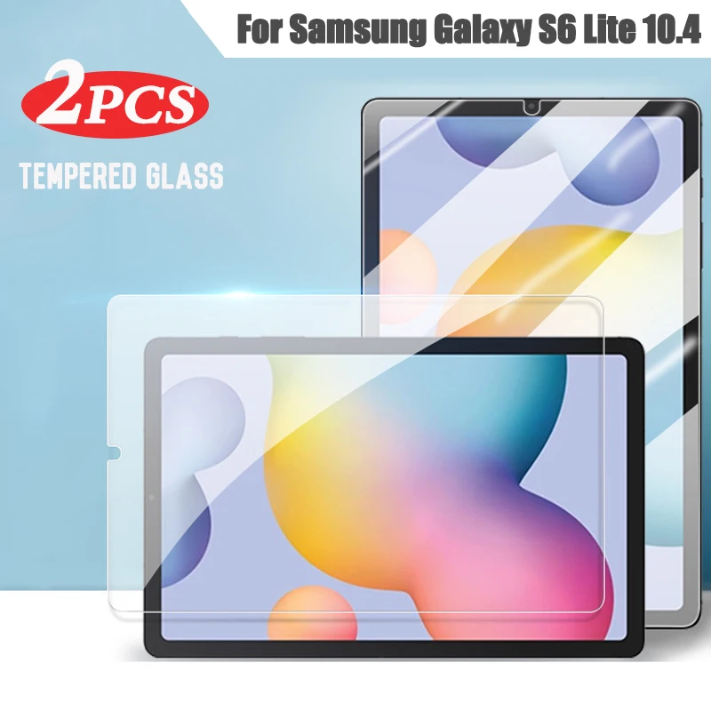 

9H Tempered Glass Screen Protector For Samsung Galaxy Tab S6 Lite 10.4'' 2020 2022 SM-P610 P615 P613 Bubble Free Protective Film