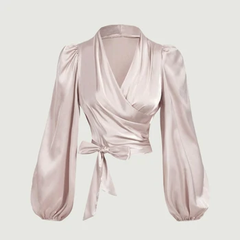 بلوزات ميا ميوز الصيفية النسائية تناسب سيدة المكتب 1