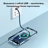 Xiaomi 20000mAh Magnetic Power Bank Digital Display With 3 Cables Mobile Powerbank for Magsafe Charging for iPhone Huawei 5