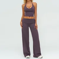 BIANHUI femmes survêtement Yoga ensemble ample décontracté femmes Sports de plein air à manches longues 2/3 pièces ensemble vêtements de sport femme vêtements de sport 4