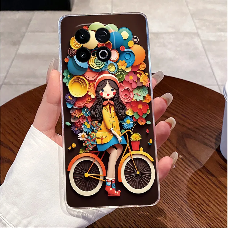 Cute Rabbit Clear TPU Silicone Soft Phone Case - Enhanced Protection and Elegance