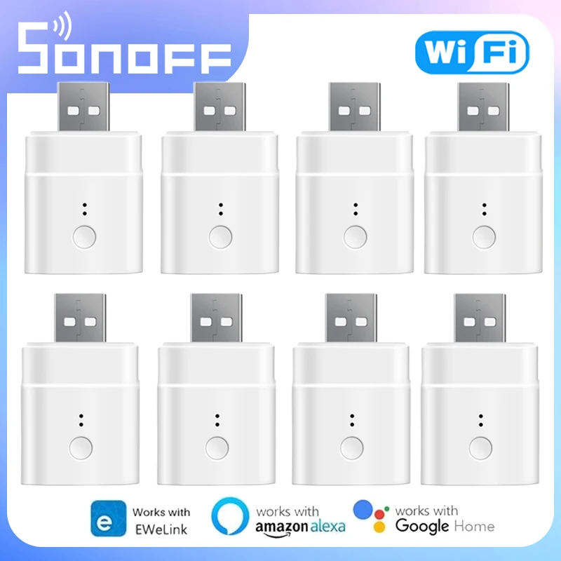 SONOFF Micro - Mini Adaptador 5V USB Wi-Fi Inteligente